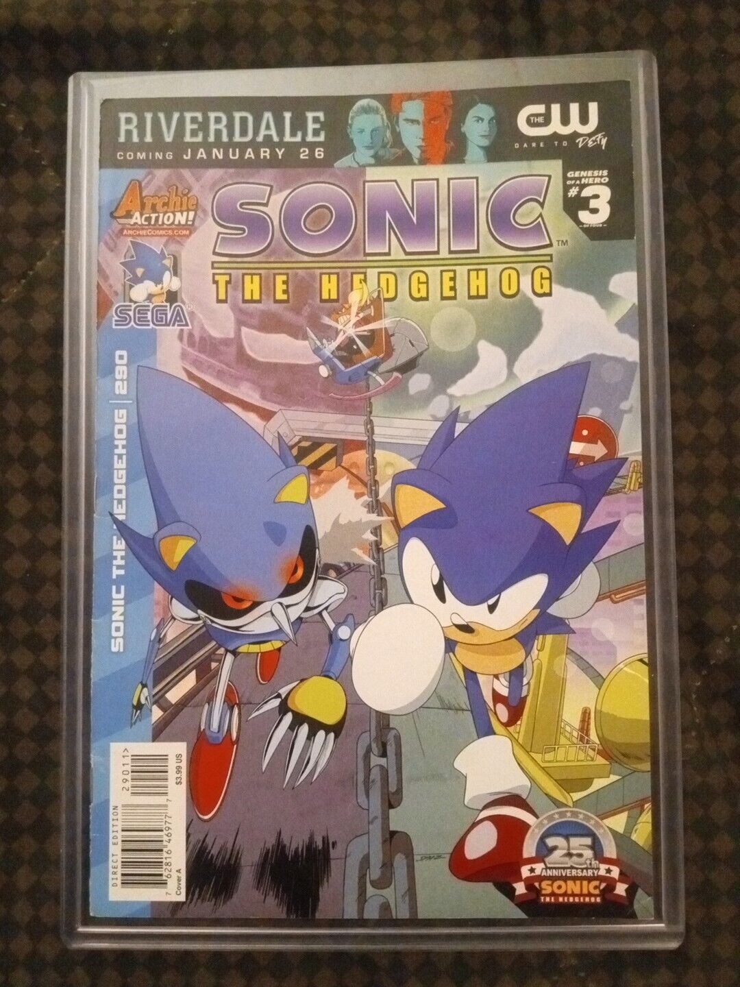 Sonic The Hedgehog # 290 Comic Book Late Run HTF Last Issue