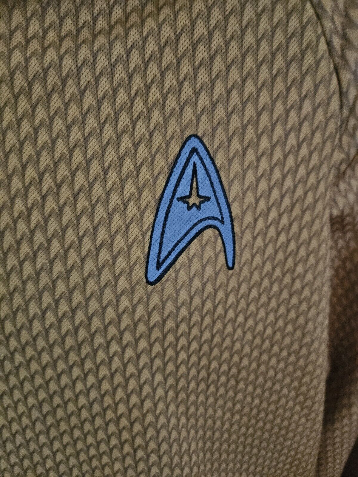 Star Trek Goldstar Fleet Uniform Shirt M Rubie\'s Costumes Captain Kirk