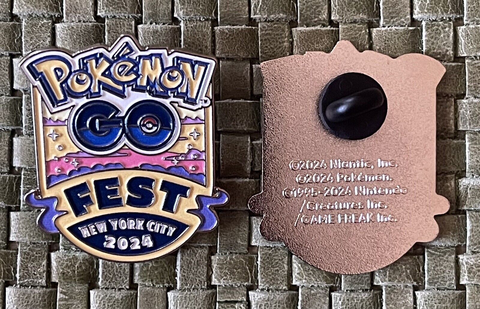 Pokemon Go Fest 2024 Niantic NYC Exclusive Pin RARE