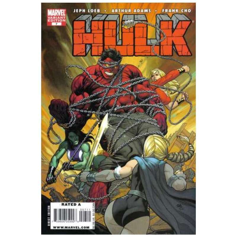 Hulk #7 Cho cover  - 2008 series Marvel comics NM minus [t\