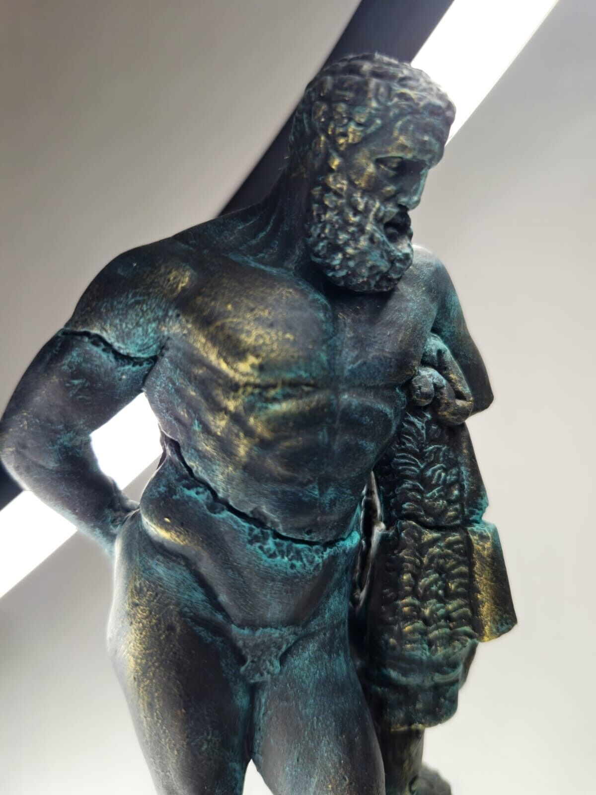 Farnese Hercules Sculpture, Heracles Bust, Greek Statue, Ancient Greek Gods