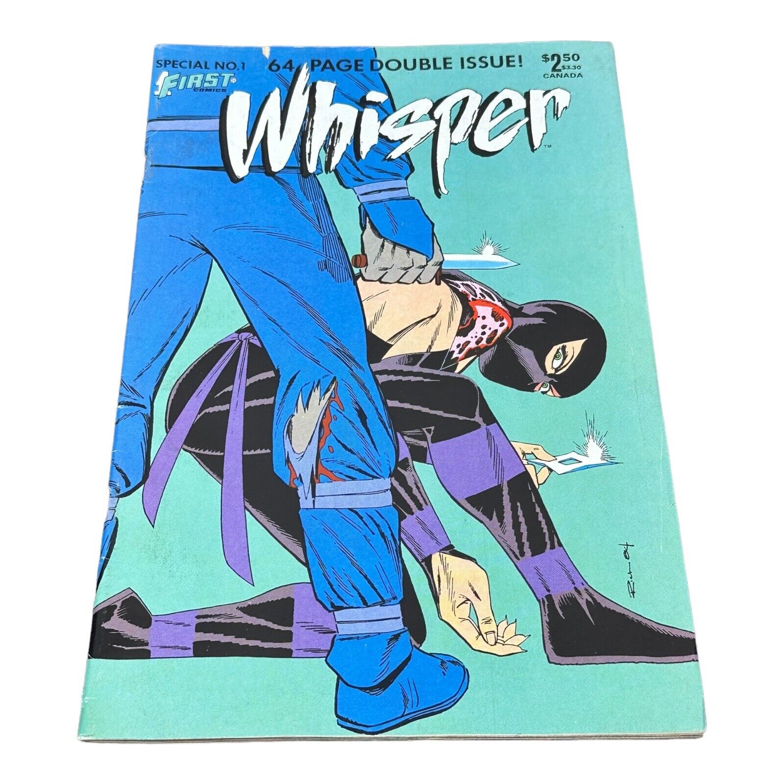 Whisper Special #1  1985 EXCELLENT 64 Page Double Issue FIRST COMICS