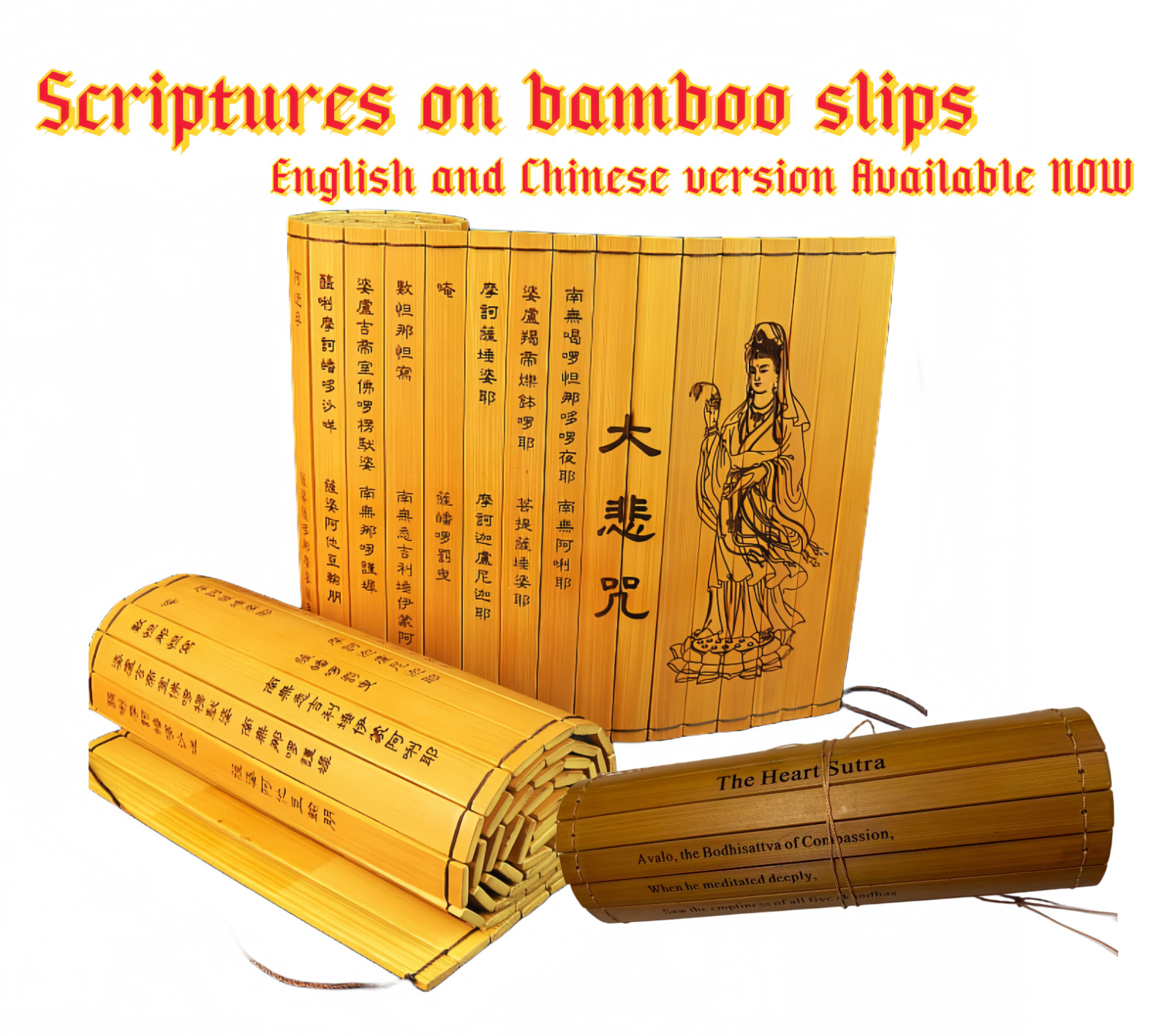 Chinese Classic Art The Art of War Bamboo Slips Books Scroll