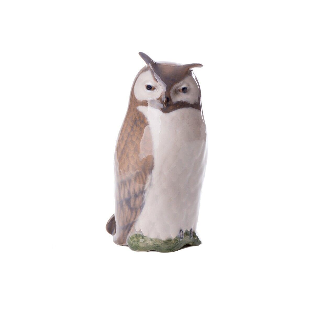 Vintge Rare Bird Owl Porcelain Figurine Painted By Royal Copenhagen Denmark 1948