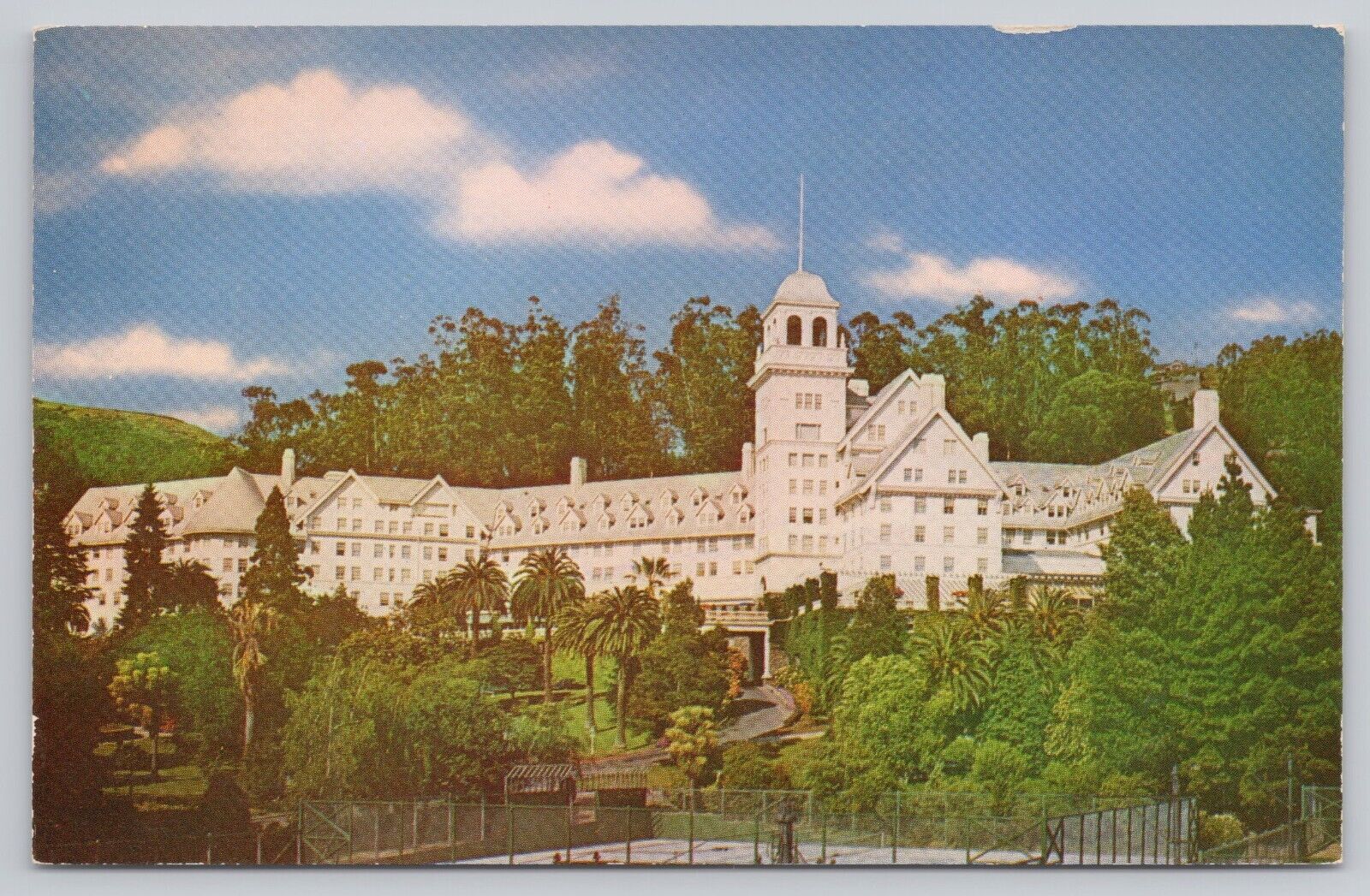 Berkeley California, Hotel Claremont, Vintage Postcard