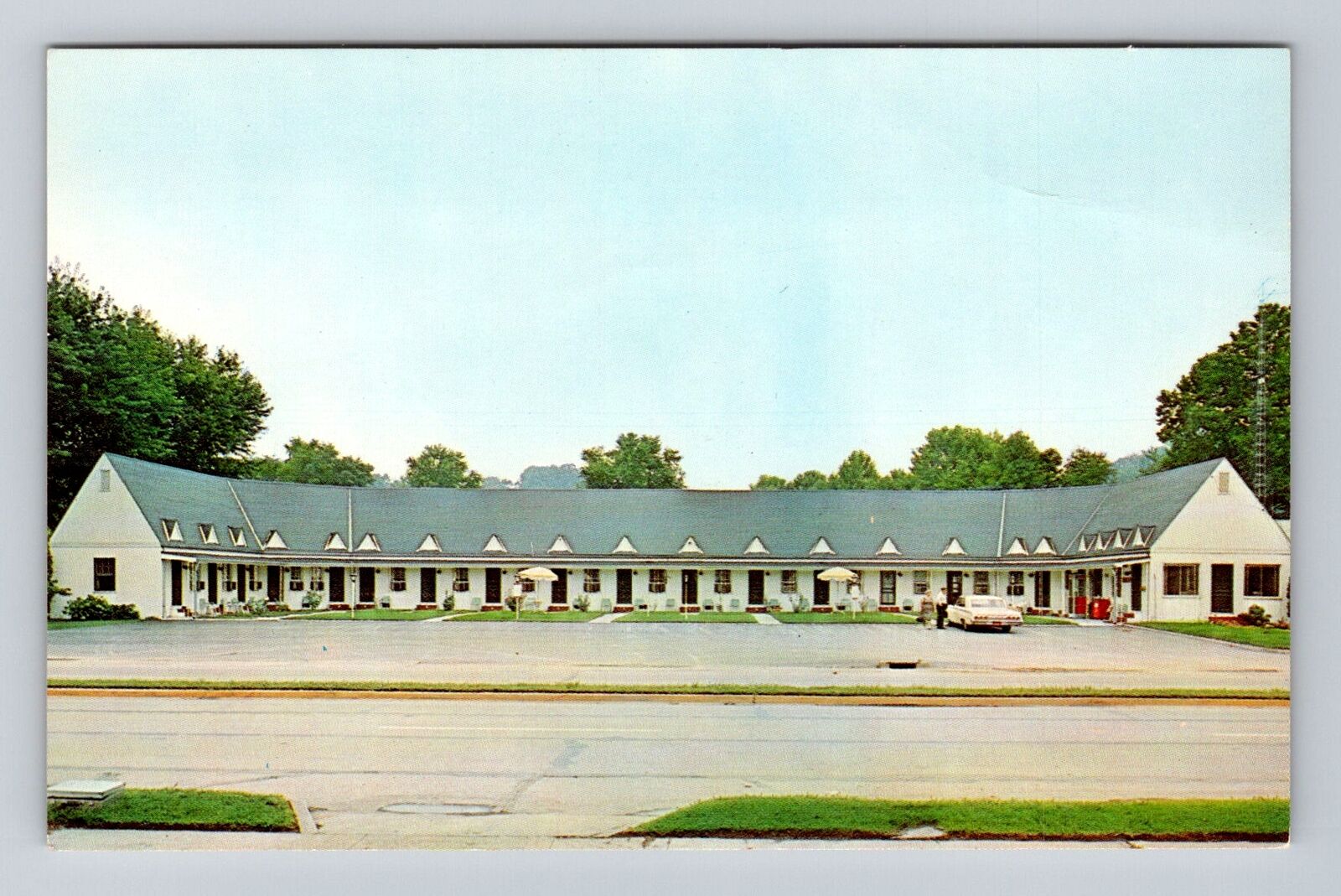 Middlesboro KY-Kentucky, Van Beber Motor Court Advertising Vintage Postcard