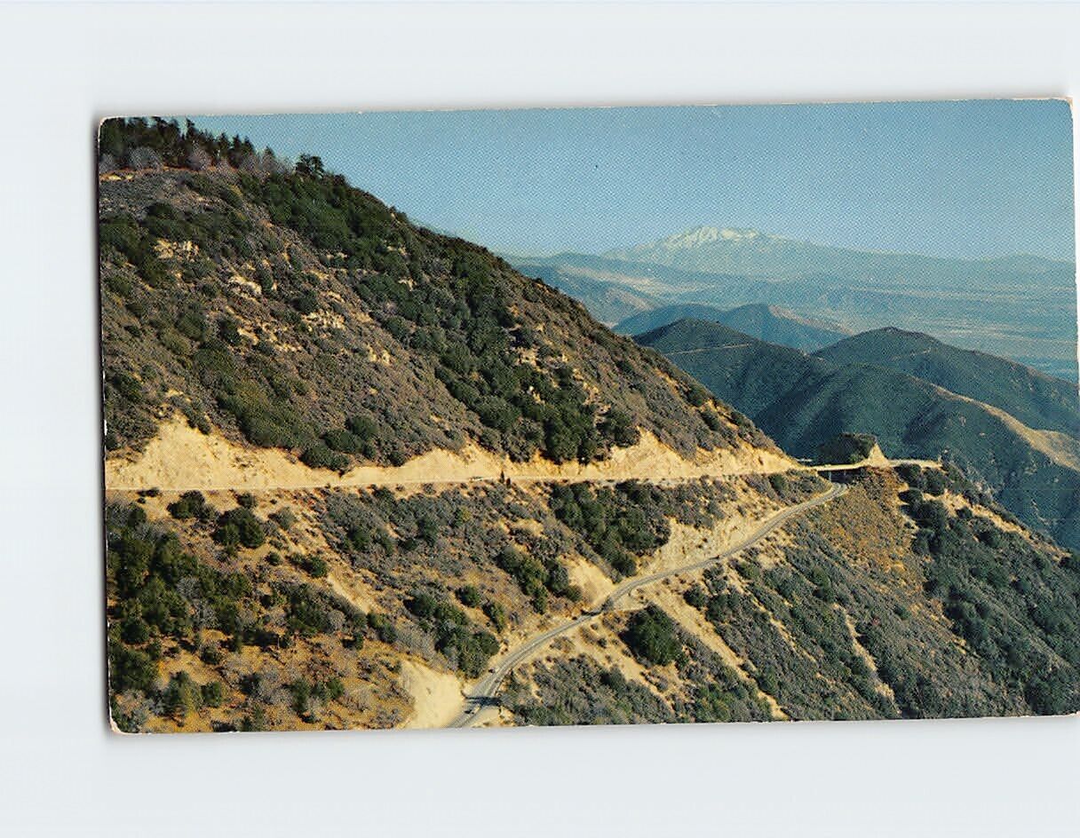 Postcard Rim O'World Highway San Bernardino Mountains California