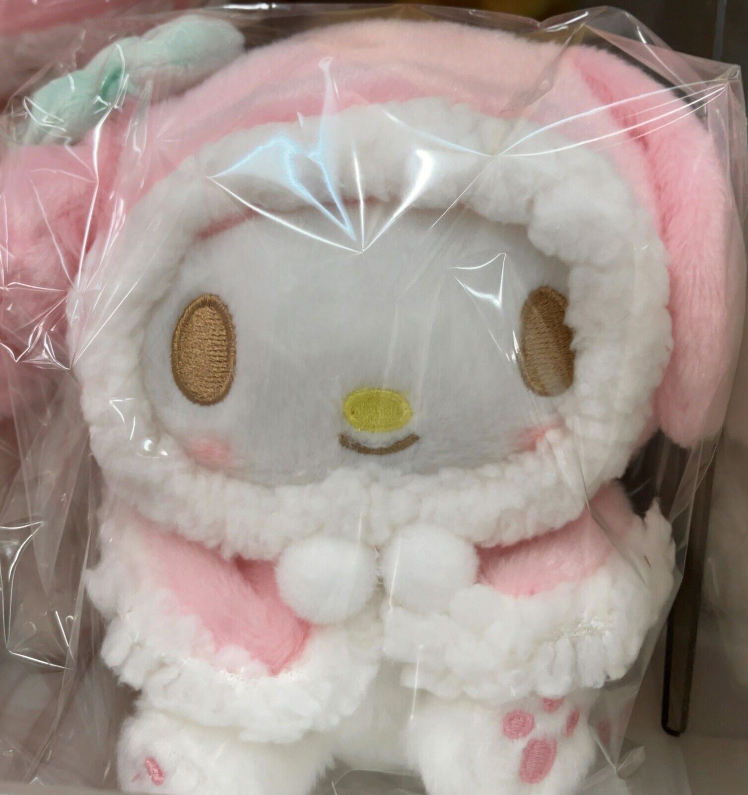 Sanrio Character My Melody Stuffed Toy ( Fluffy Bonbon ) Plush Doll New Japan