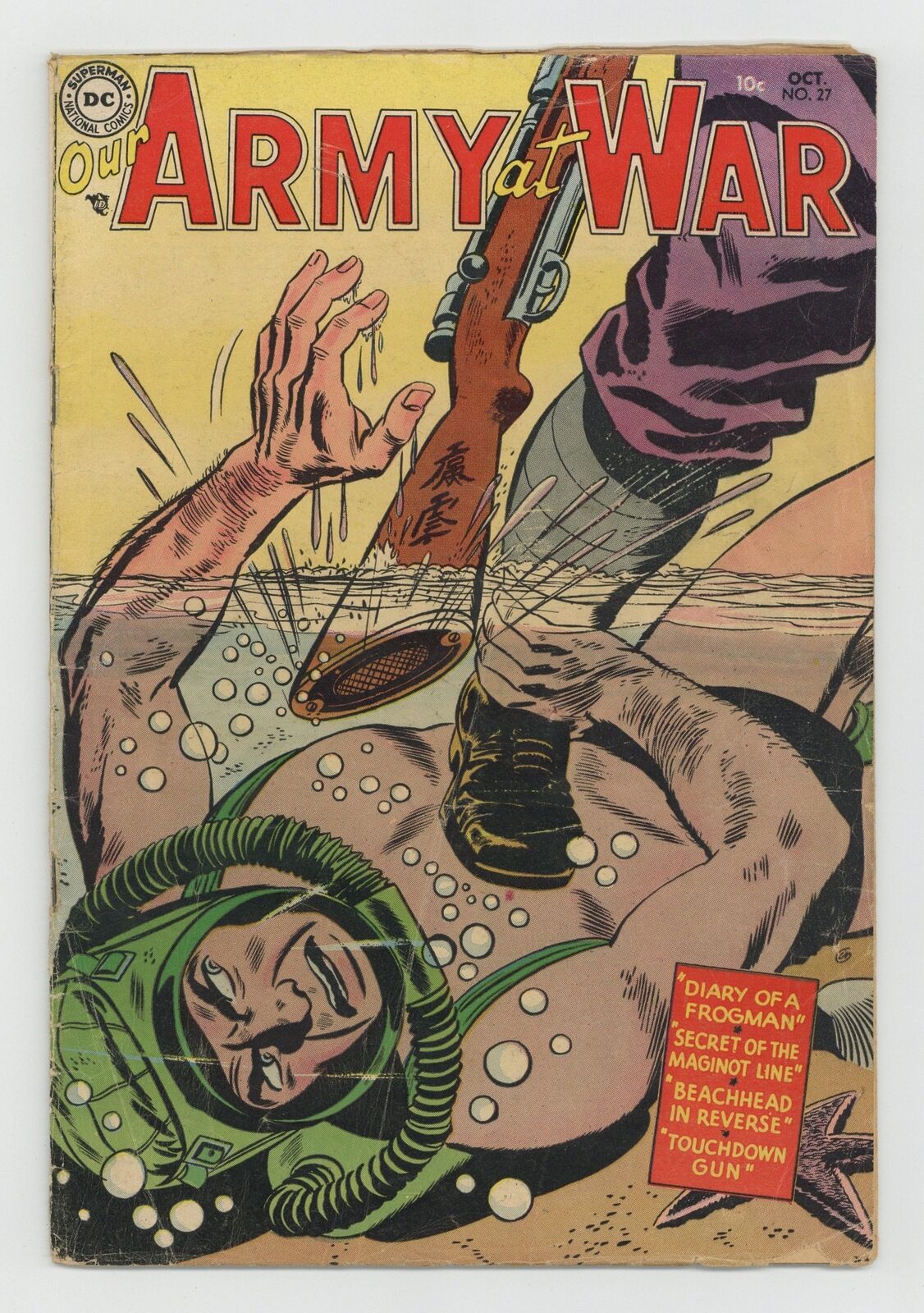 Our Army at War #27 GD/VG 3.0 1954