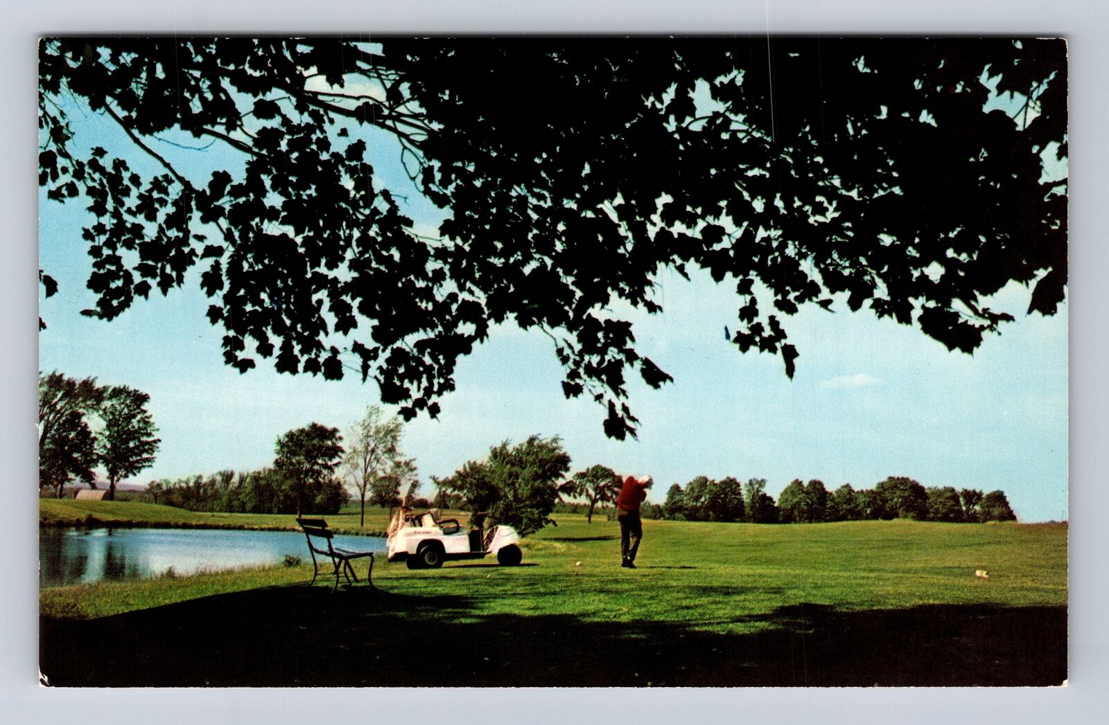 Traverse City MI-Michigan, Elmbrook Golf Course, Antique Vintage Postcard