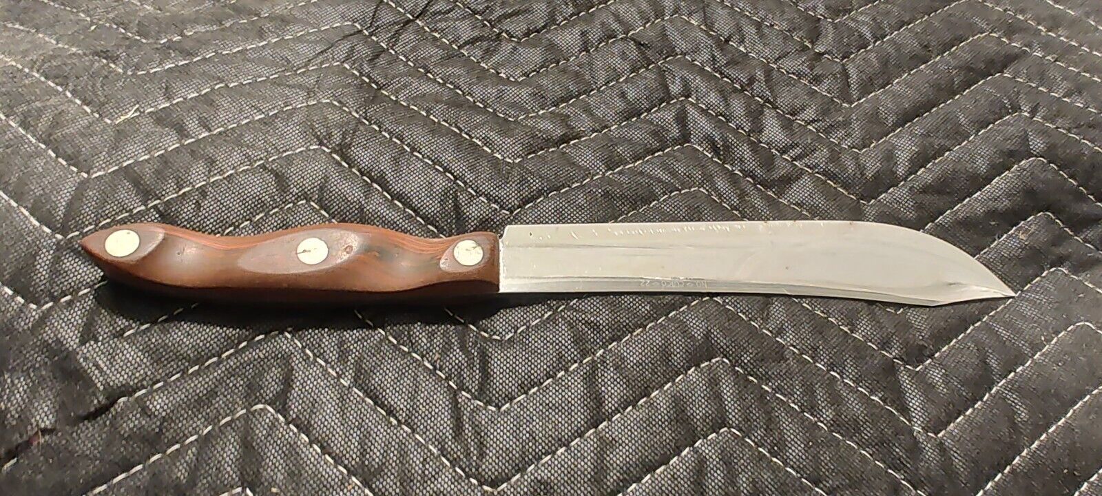 Vintage Cutco Butchers Knife No. 22 Brown Handle