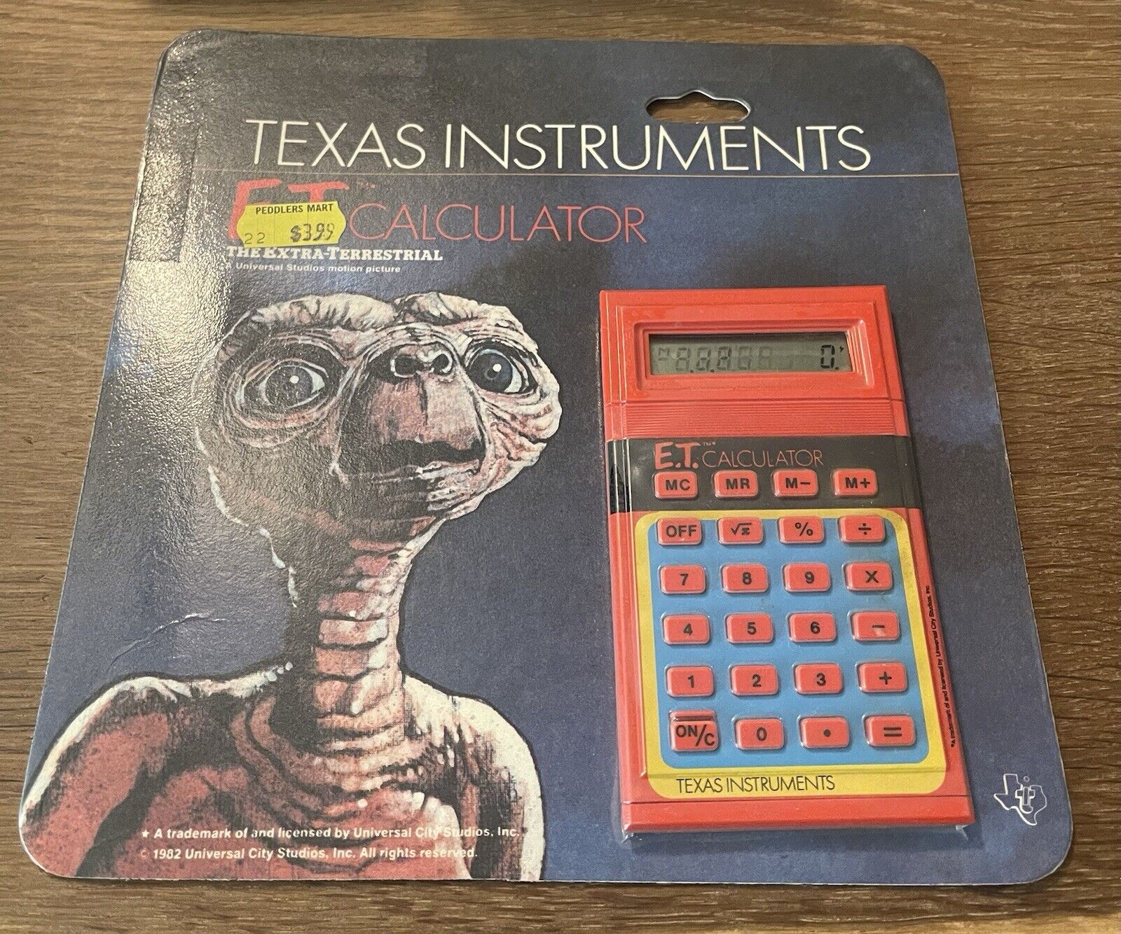 1982 Vintage Rare E.T. Calculator 📱 Texas Instruments NIP Extra Terrestrial