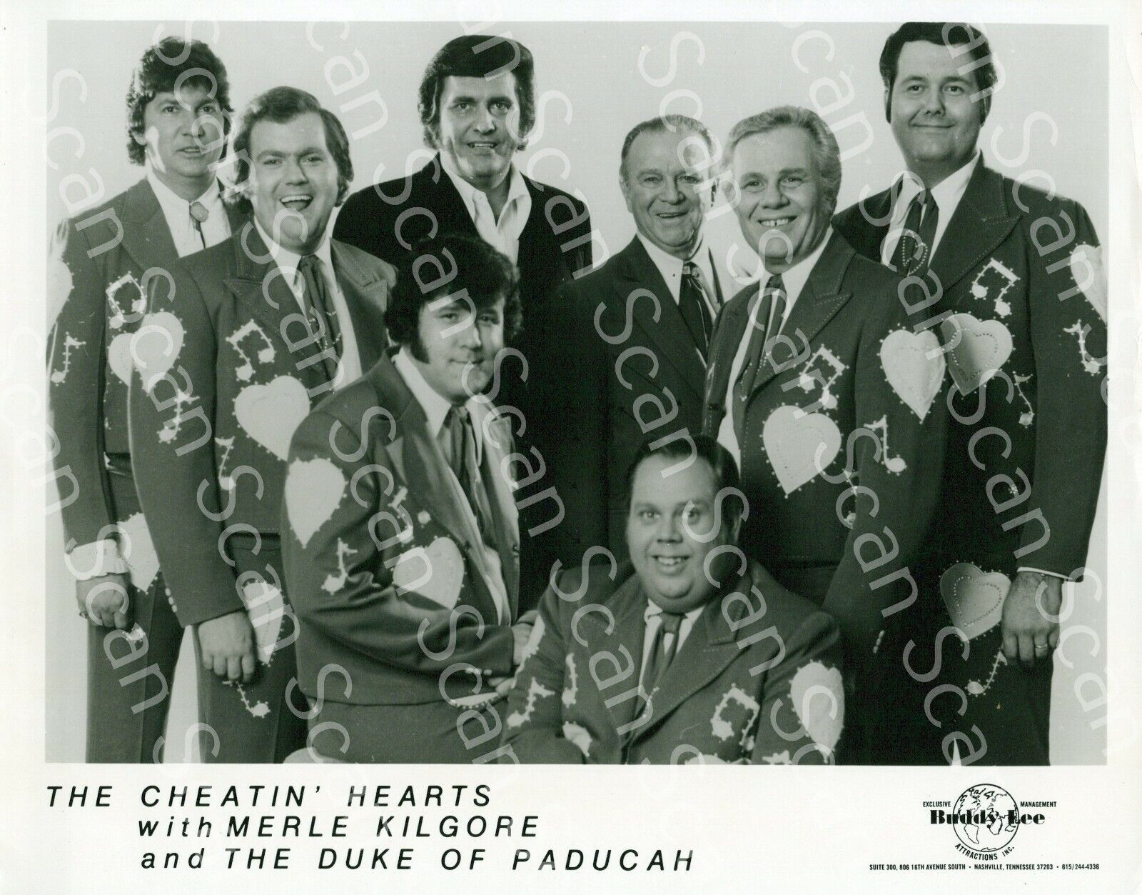 The Cheatin\' Hearts Merle Kilgore Duke of Paducah 8x10  Photo Country Music 7