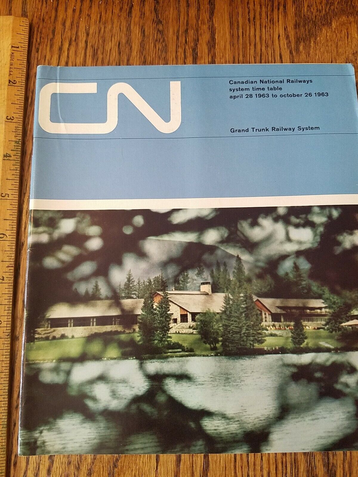 Canadian National Railways  System Time Table April 28,  1963 October 30, 1963