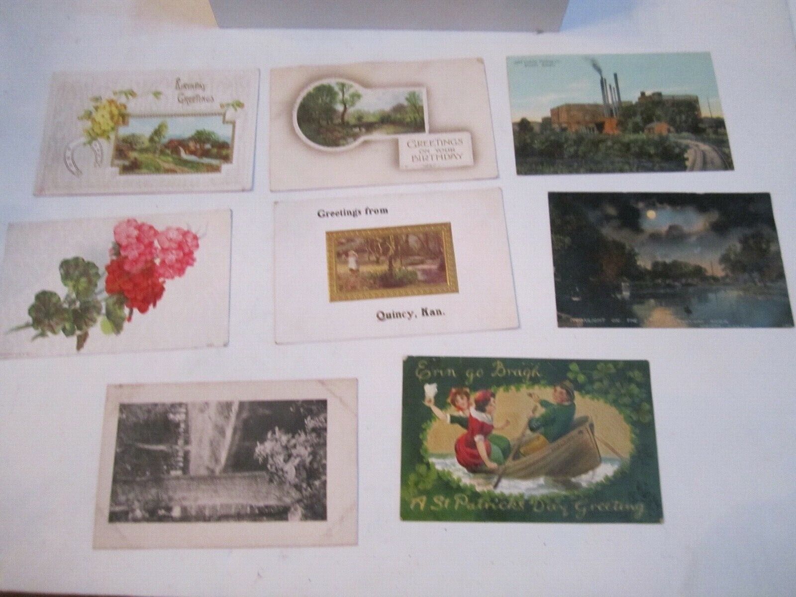 48 ANTIQUE POSTCARDS FROM 1908 - 1912 - UNSEARCHED - FIND YOUR TREASURES 5 AMA