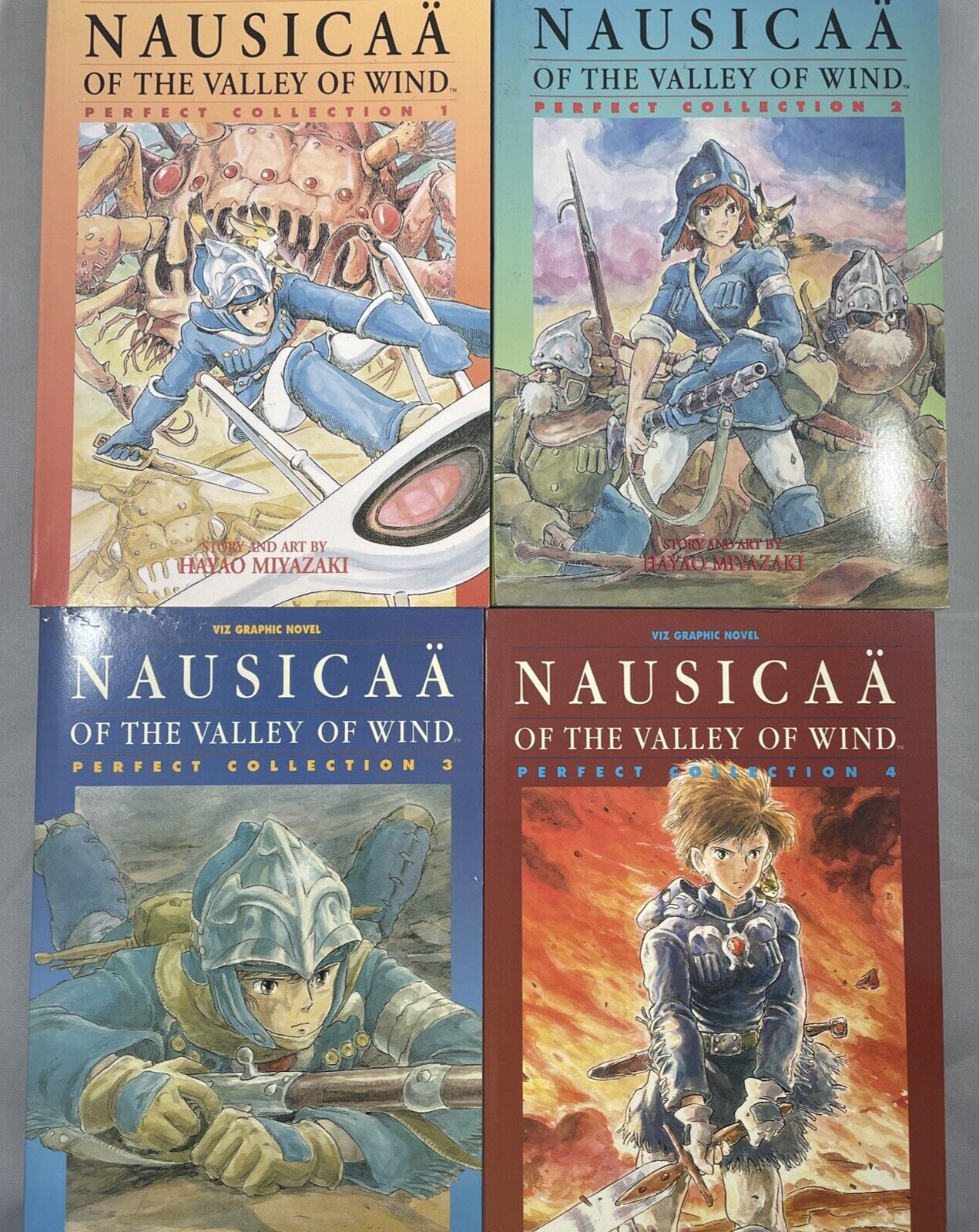Nausicaa of the Valley of Wind Parts 1-4 Perfect Collection Viz 1988-1995