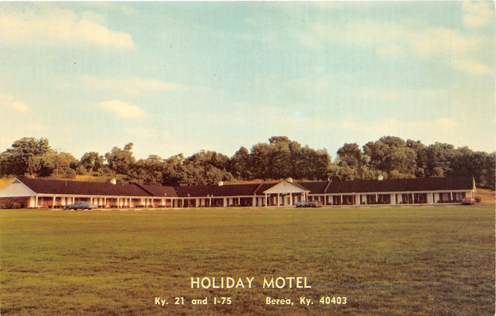Berea Kentucky 1960s Postcard Holiday Motel 