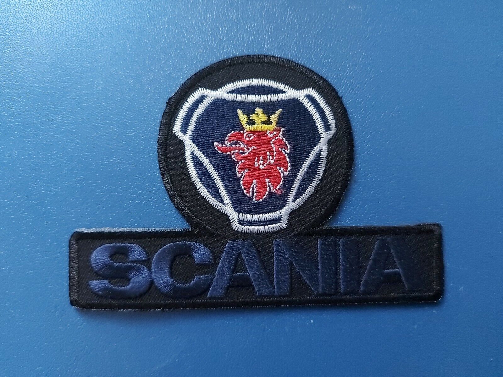 Motorsport Motor Racing Car Patch Sew / Iron On Badge:- Scania