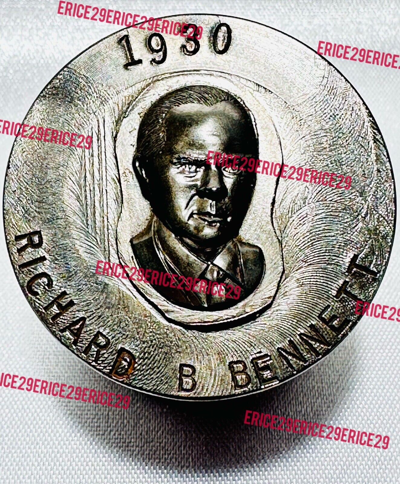 Richard B. Bennett Canadian Prime Minister 1930 Master Steel Manufacturing Die