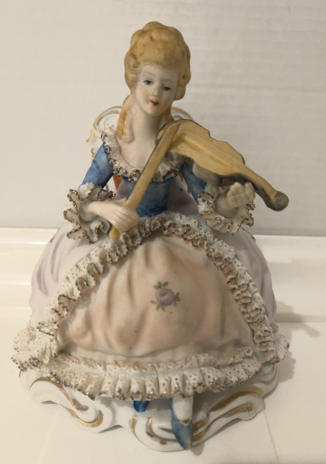 Vintage Artmark Porcelain Figurine.  Victorian Lady