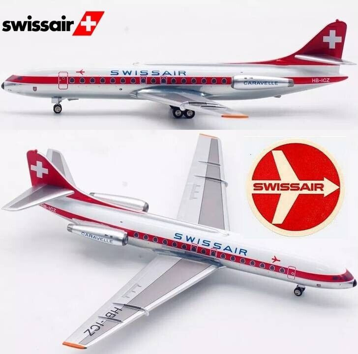 InFlight WB models 1/200 WB210SRICZ, Swissair Caravelle SE-210 III HB-ICZ