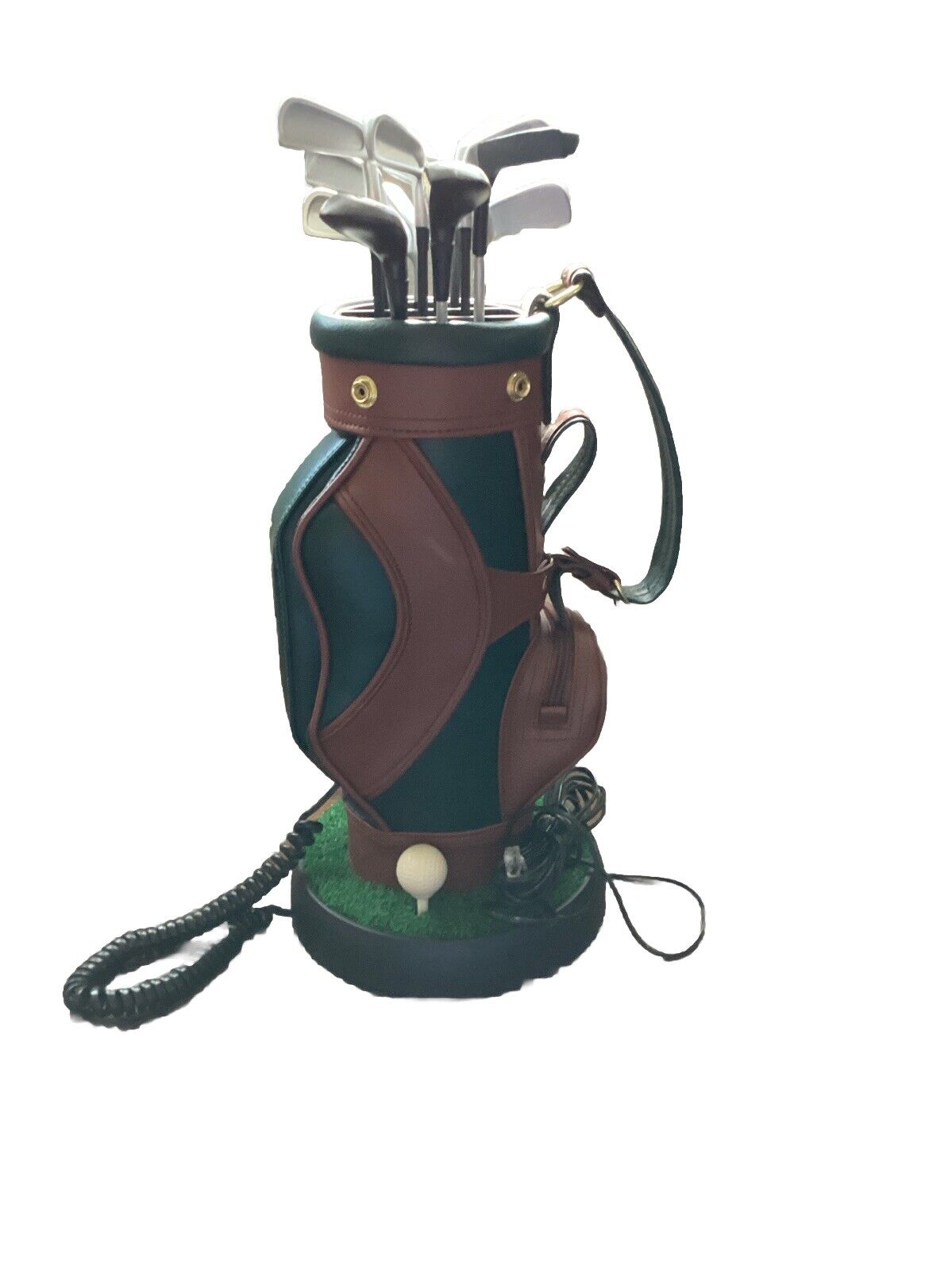 Vintage Golf Club Bag Phone 16” Tall Telephone