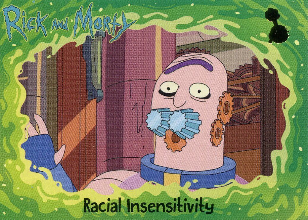 Rick & Morty Season 2 Plumbus Base Card #10 Racial Insensitivity