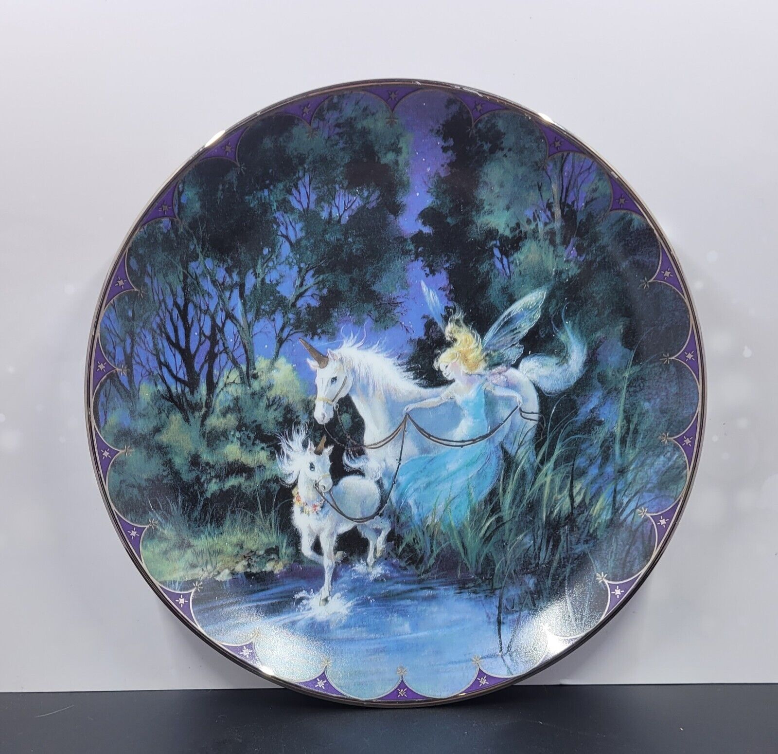 Twilight Trio Fairyland Series Limited Edition Collector Plate #11683A