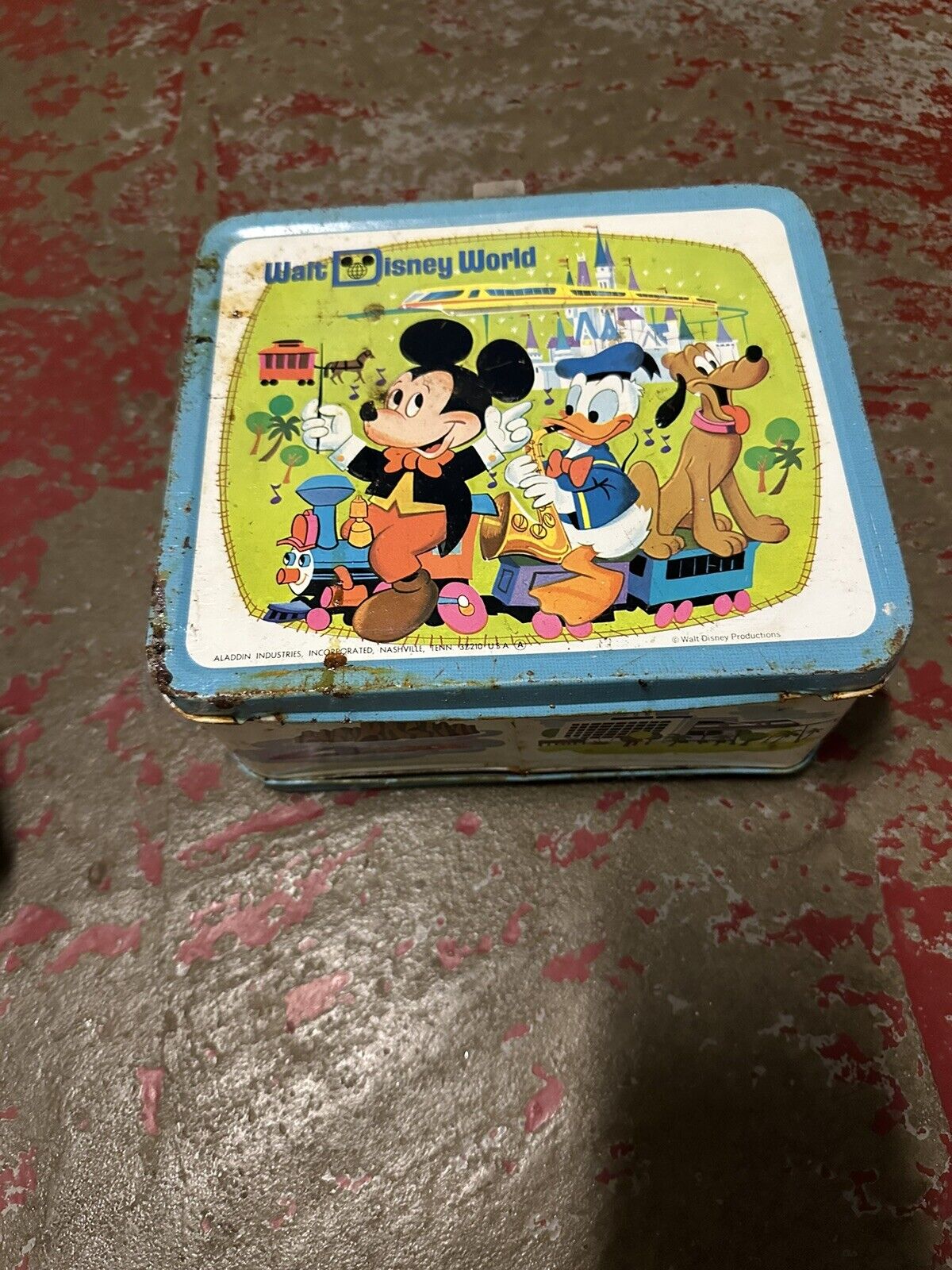 Vintage 70s Metal Thermos Lunchboxes Disney Sesame Street Muppet’s