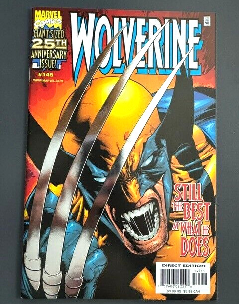 Wolverine #145 (Marvel Comics December 1999) Silver Foil Variant  NM