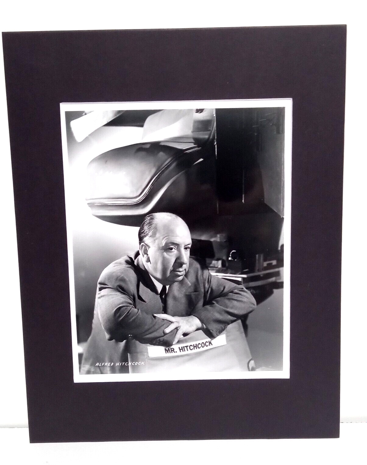 Vintage Hollywood 8x10 Movie Photo - Alfred Hitchcock Matted to 11x14