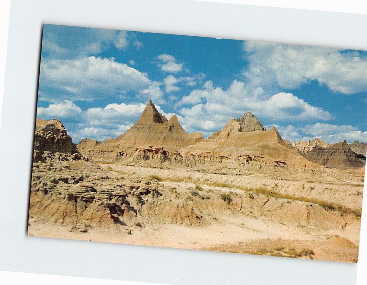 Postcard On the Road to Cedar Pass Lodge in the Badlands National Park SD