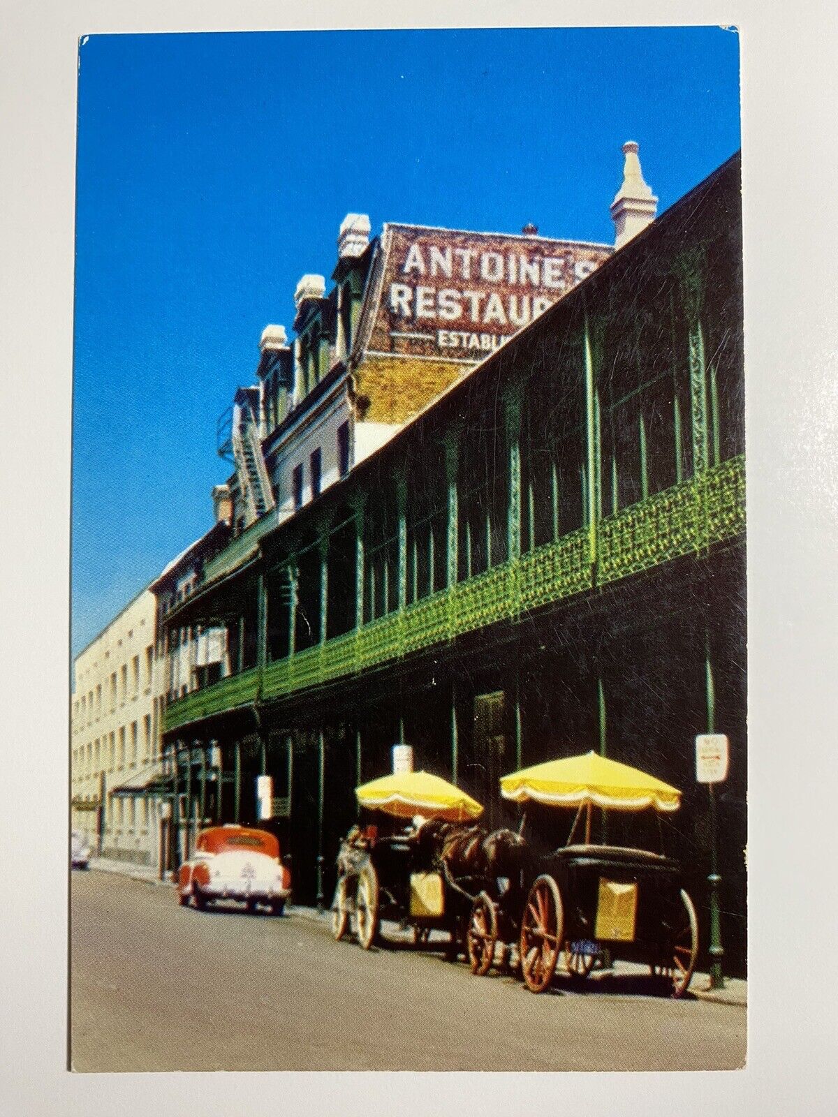 1960 Antoine’s Restaurant St Louis Street New Orleans Louisiana Postcard