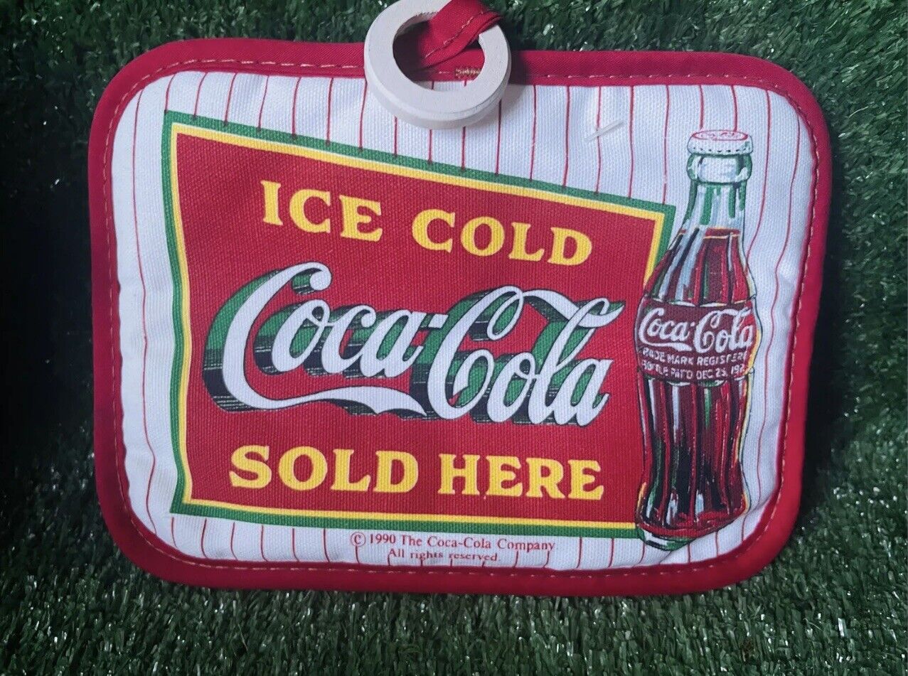 Vintage 1990 Coca Cola Kitchen Napkin *New with Tags