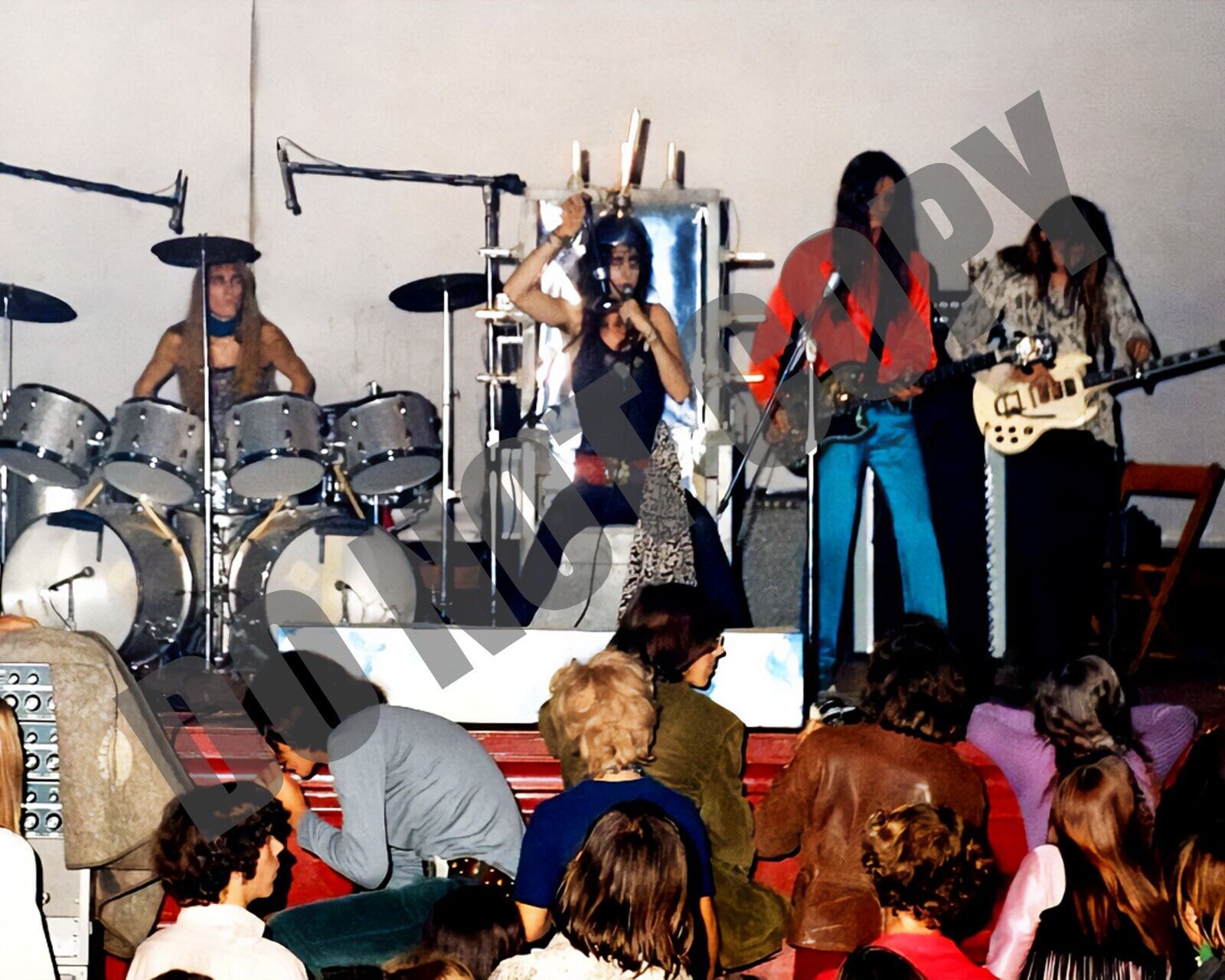 1970 The Alice Cooper Group Concert At Eastown Theatre In Detroit 8x10 Photo