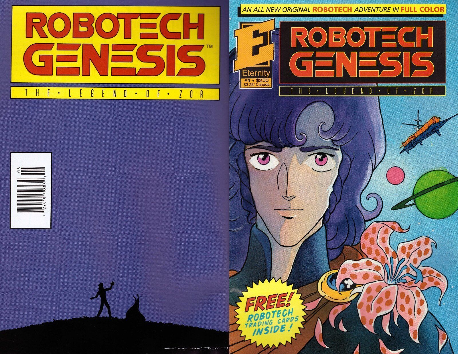 Robotech Genesis: The Legend of Zor #1 Newsstand Cover (1992-1993) Eternity