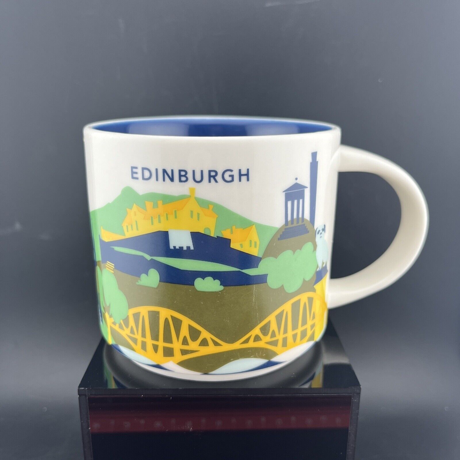 Starbucks Edinburgh Scotland You Are Here YAH Mug 14 Oz 2016 Retired