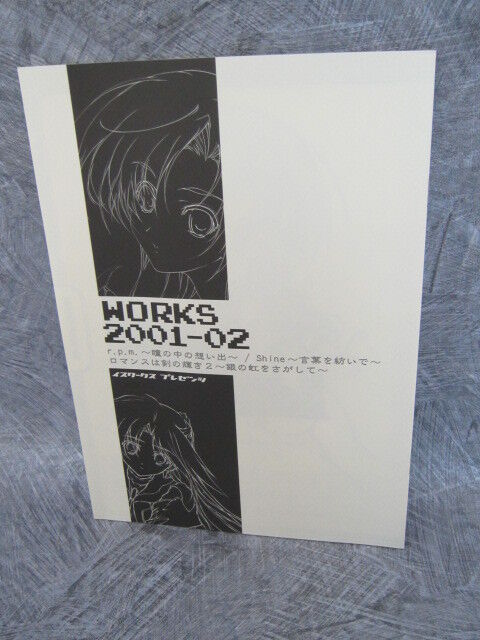 WORKS 2001-02 Isu Works Doujin Booklet Art Works Book r.p.m. PS2