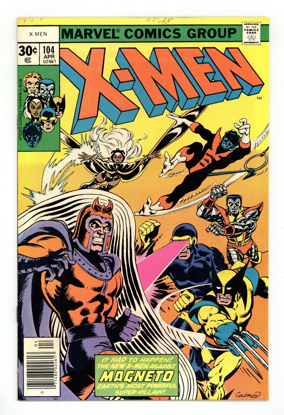 Uncanny X-Men #104 FN 6.0 1977 1st app. Starjammers