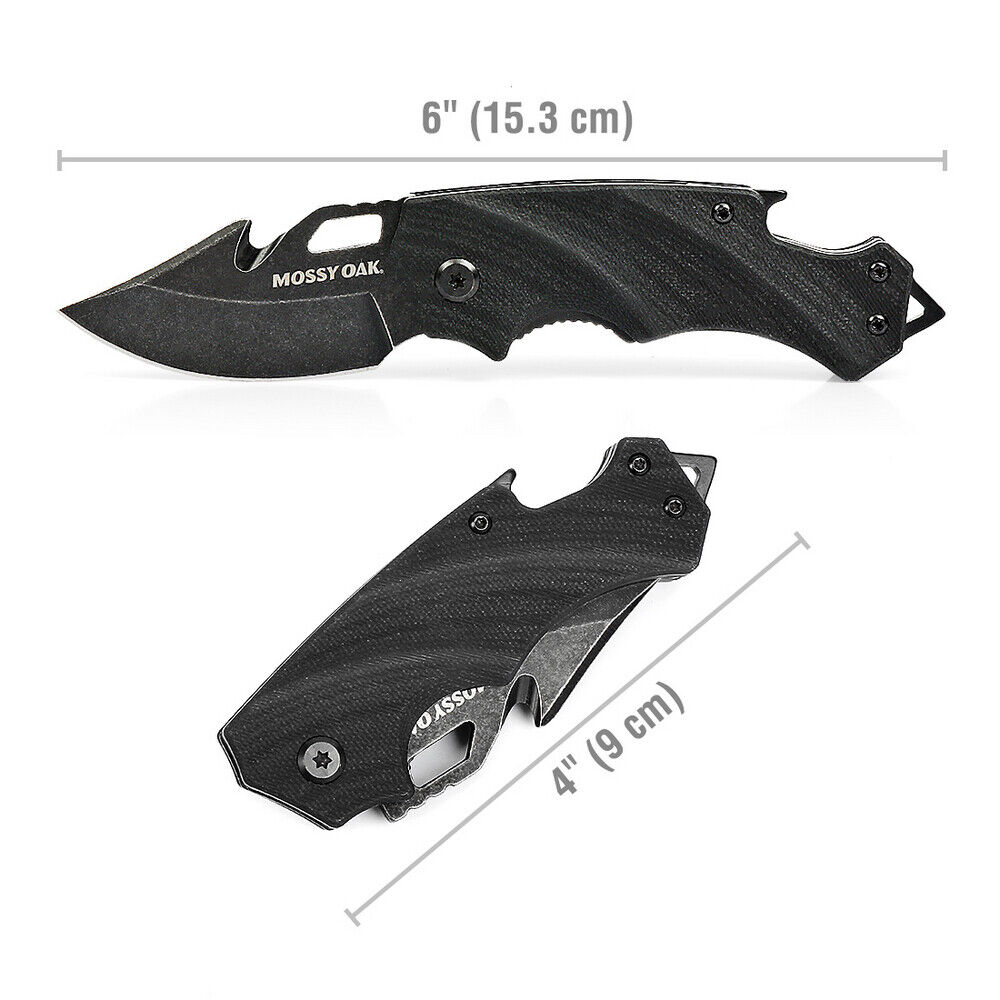 MOSSY OAK Mini Folding Pocket Knife 2.5 Inch Stainless Steel Drop Point Blade