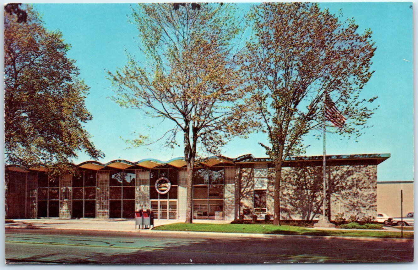 Postcard - United States Post Office - Saginaw, Michigan