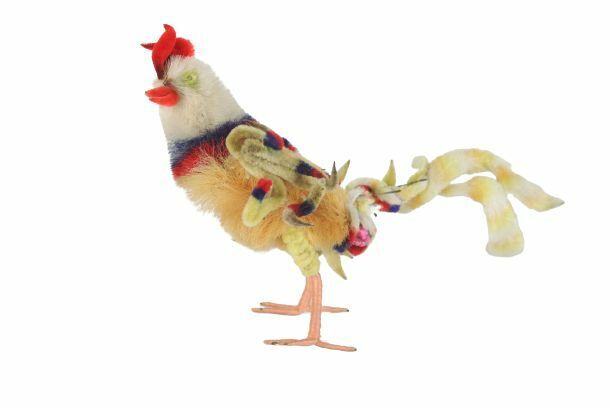 Vintage German Wire multicolour Easter Rooster