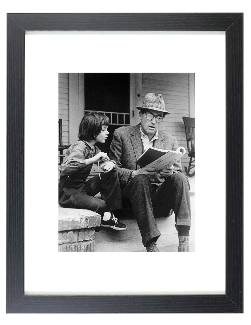 GREGORY PECK MARY BADHAM in To Kill a Mockingbird Matted & Framed Picture Photo