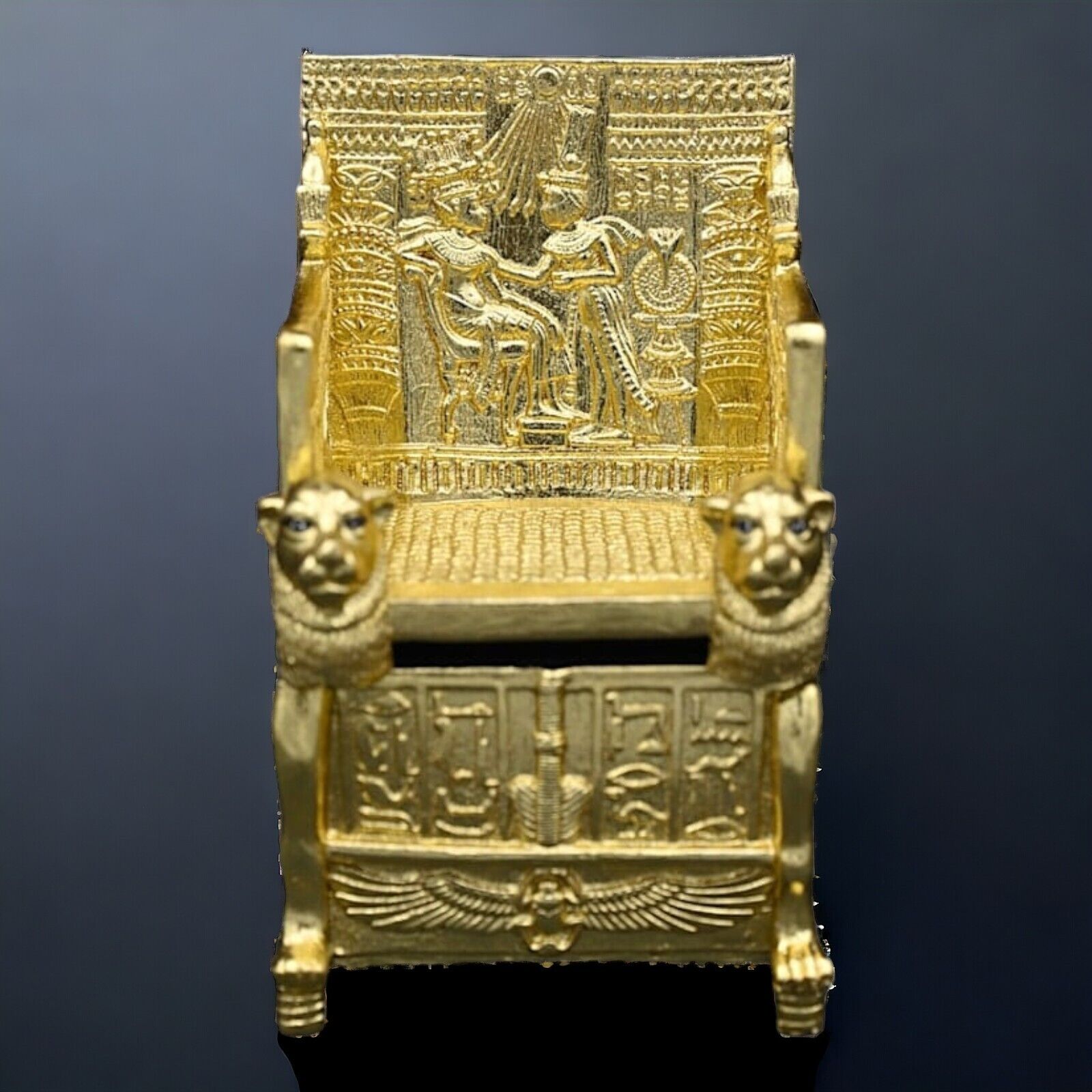 RARE ANCIENT EGYPTIAN ANTIQUITIES Golden Throne for King Tutankhamun Egypt BC