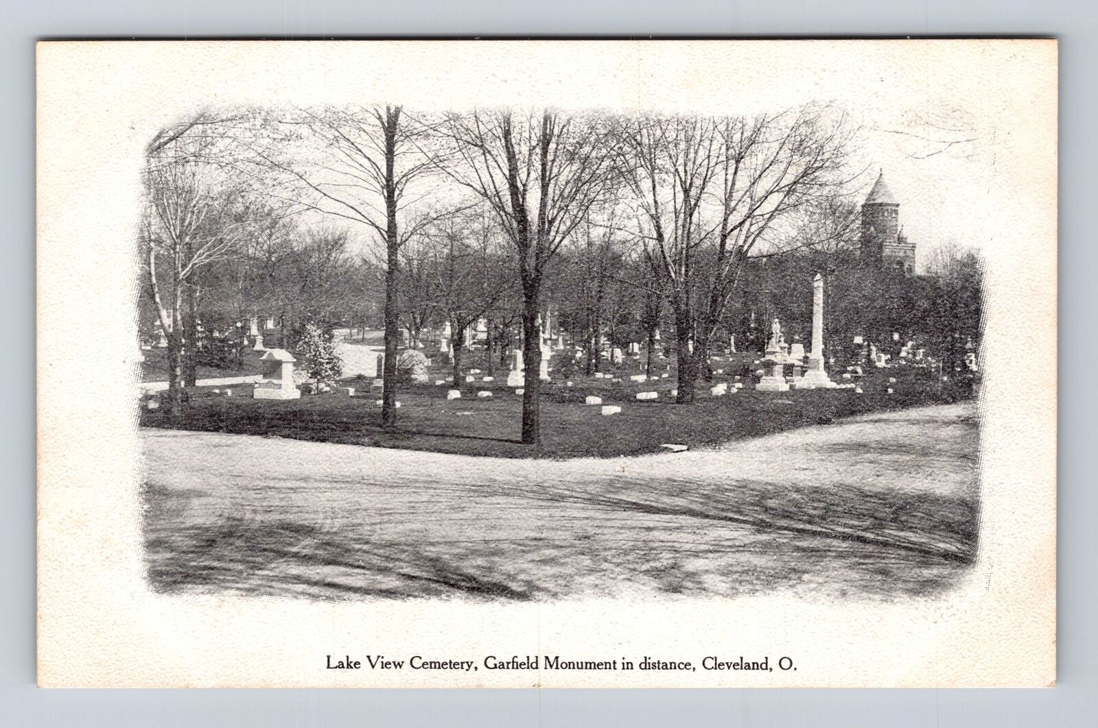 Cleveland OH-Ohio, Lake View Cemetery, Garfield Monument, Vintage Postcard