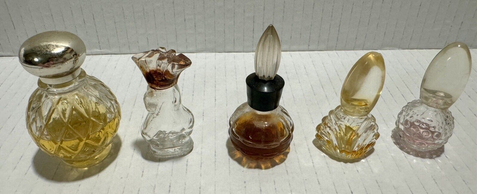 Small Perfume Bottle Empty Lot Vintage Mini