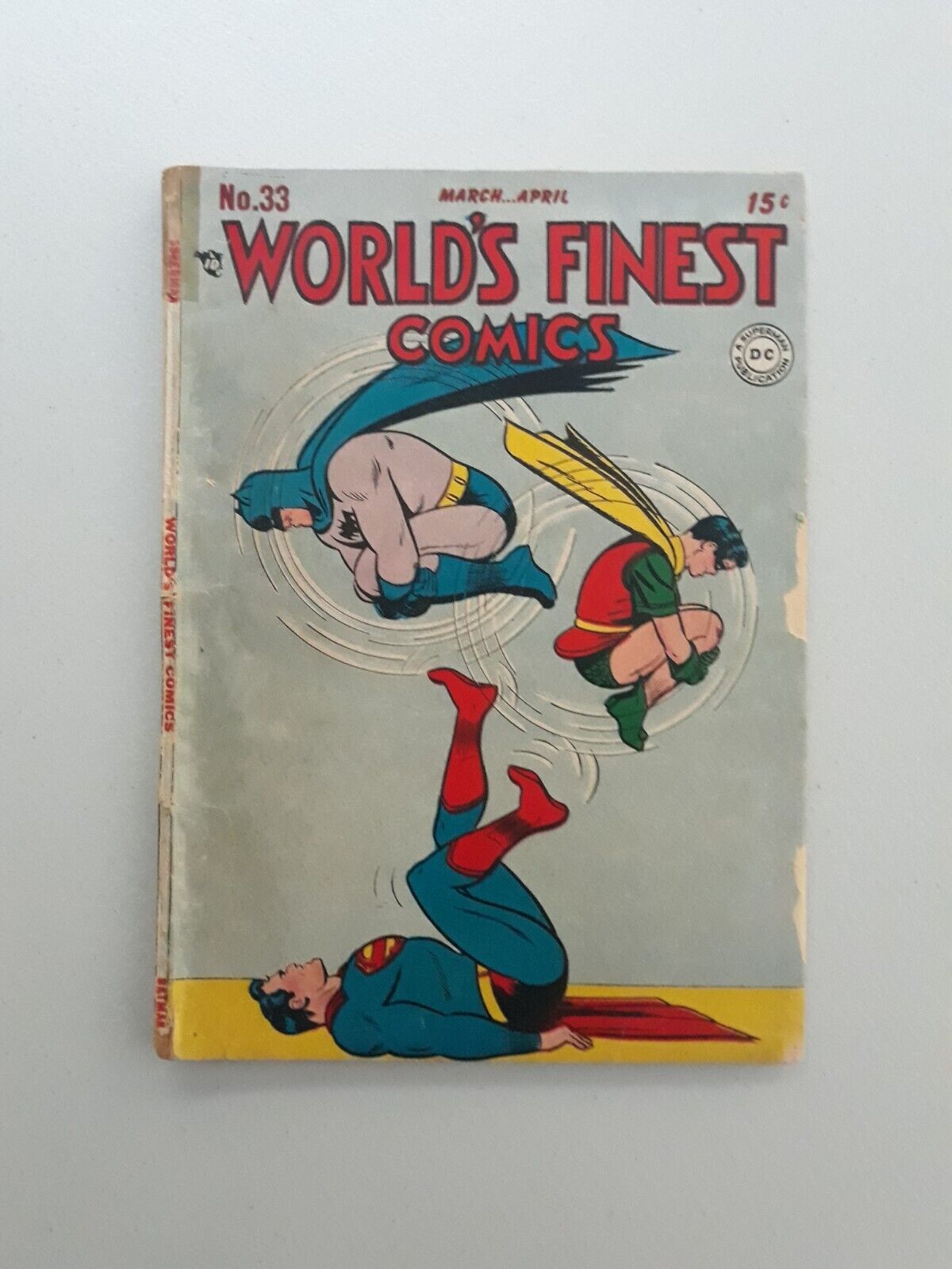 World's Finest Comics 33 DC 1948, Golden Age Superman, Batman 