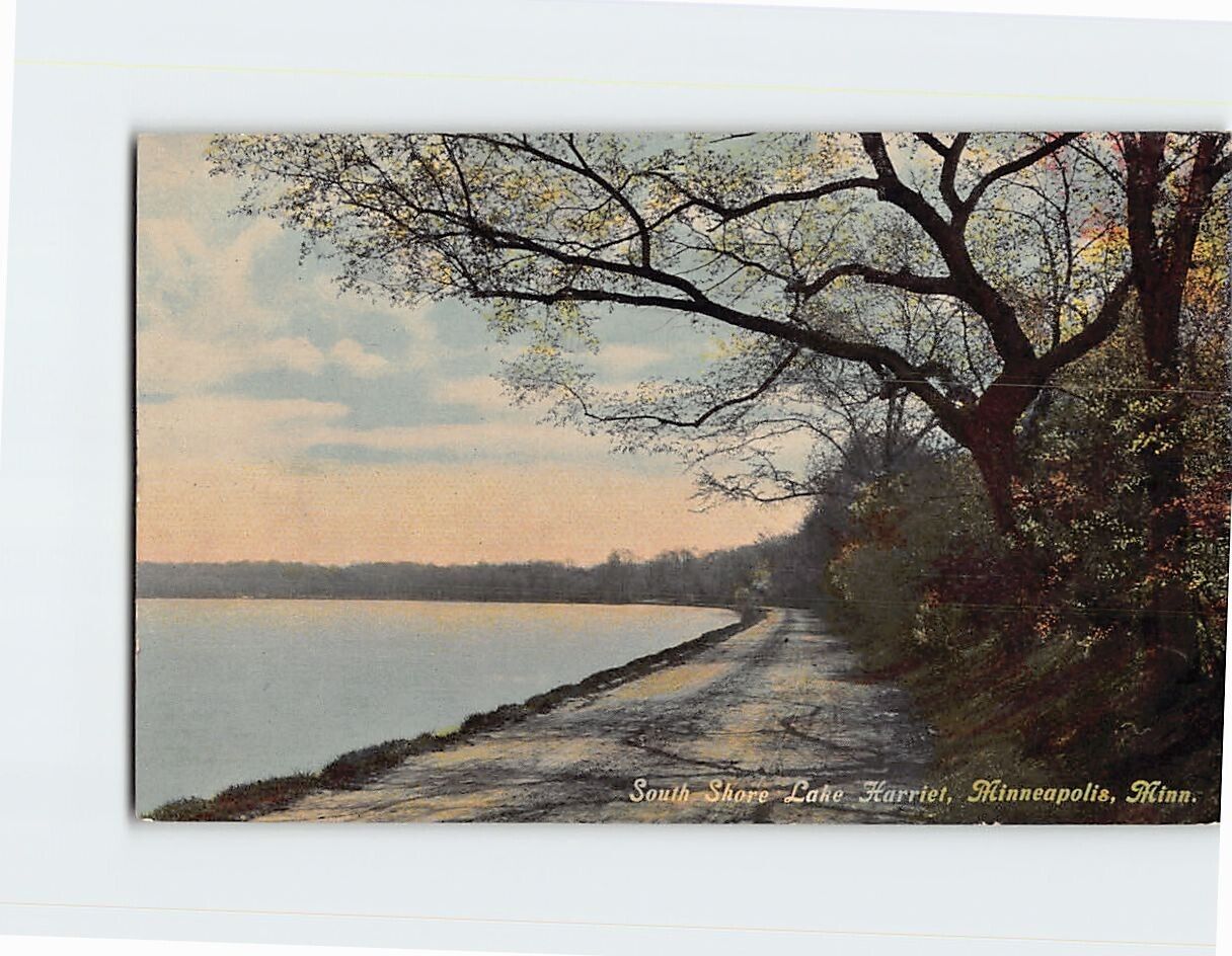 Postcard South Shore Lake Harriet Minneapolis Minnesota USA