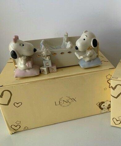 Lenox Baby Snoopy Vintage Pottery Accessory Case Dish