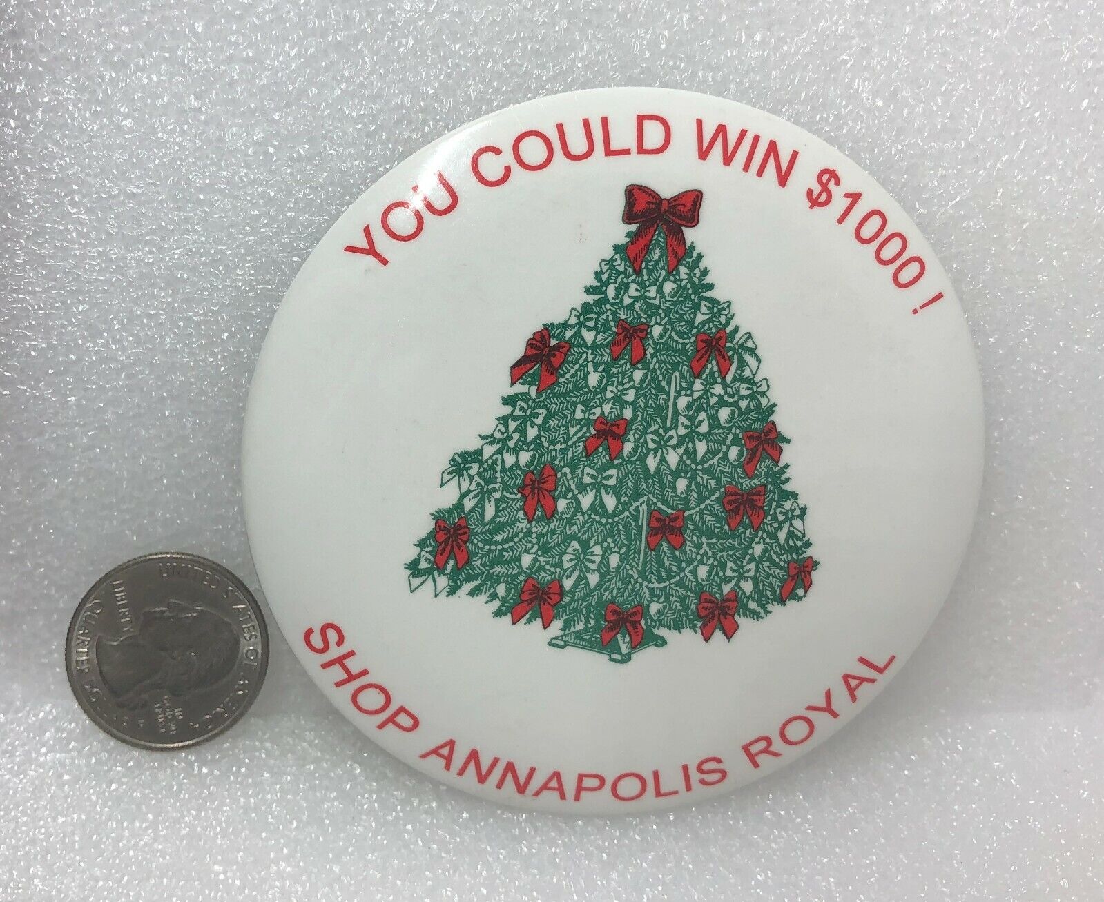 You Could Win $1000 Shop Annapolis Royal Pin